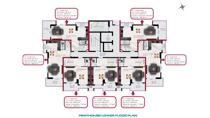 Image No.13-Appartement de 1 chambre à vendre à Mahmutlar