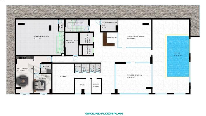 Image No.11-Appartement de 1 chambre à vendre à Mahmutlar