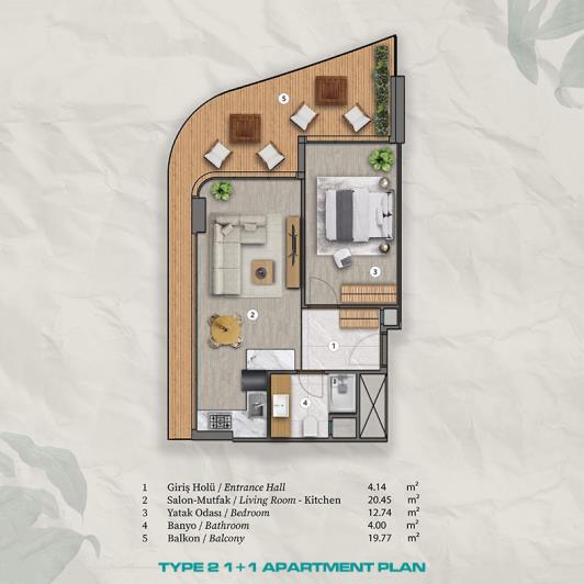 Image No.28-1 Bed Apartment for sale