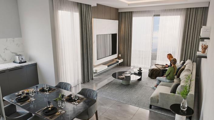 Image No.19-Appartement de 1 chambre à vendre à Mahmutlar