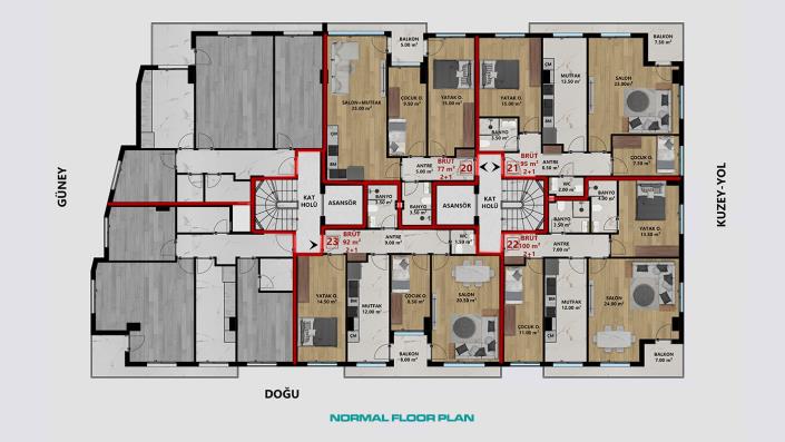 Image No.6-Appartement de 2 chambres à vendre à Antalya