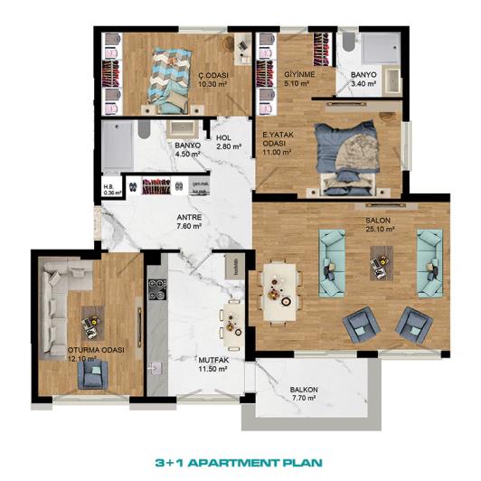 Image No.16-1 Bed Apartment for sale