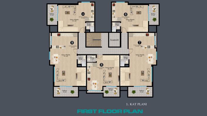 Image No.47-Appartement de 2 chambres à vendre à Alanya