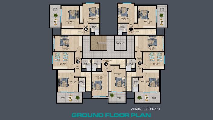 Image No.46-Appartement de 2 chambres à vendre à Alanya