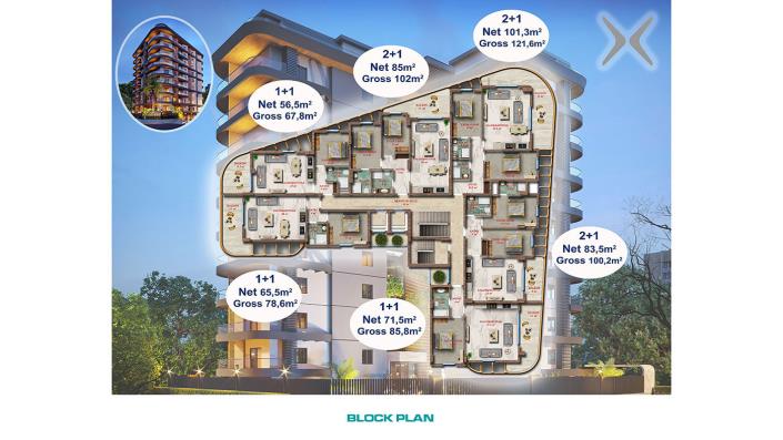 Image No.45-2 Bed Apartment for sale