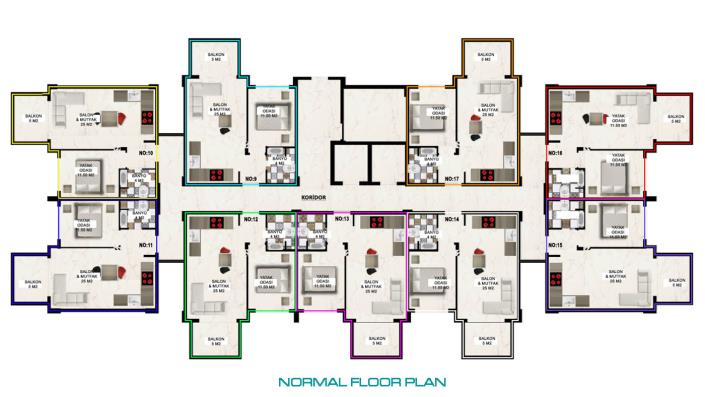 Image No.21-Appartement de 1 chambre à vendre à Gazipasa