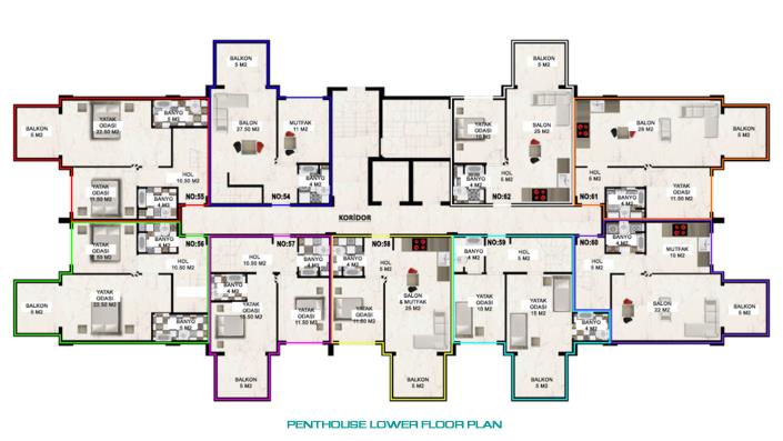 Image No.22-Appartement de 1 chambre à vendre à Gazipasa