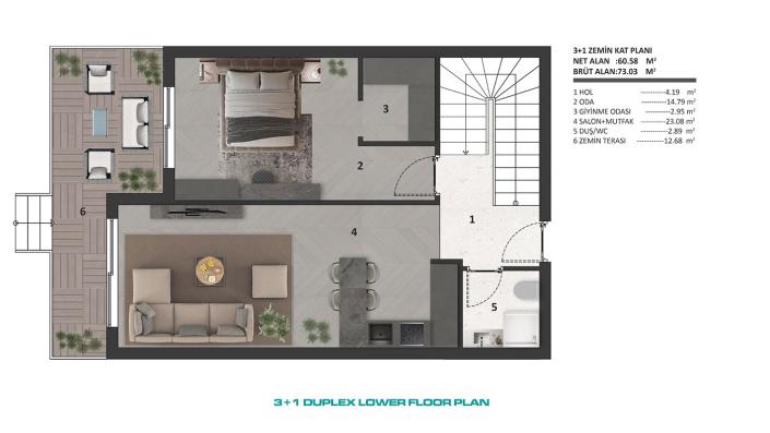 Image No.5-1 Bed Apartment for sale