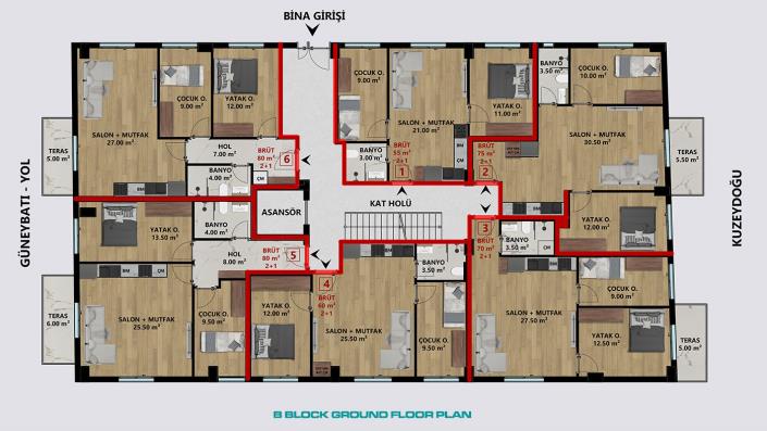 Image No.8-3 Bed Apartment for sale