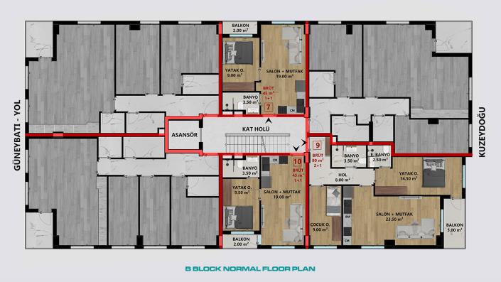 Image No.9-3 Bed Apartment for sale