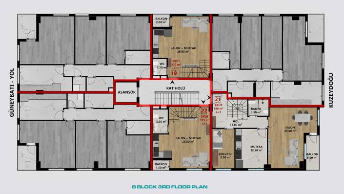 Image No.10-3 Bed Apartment for sale