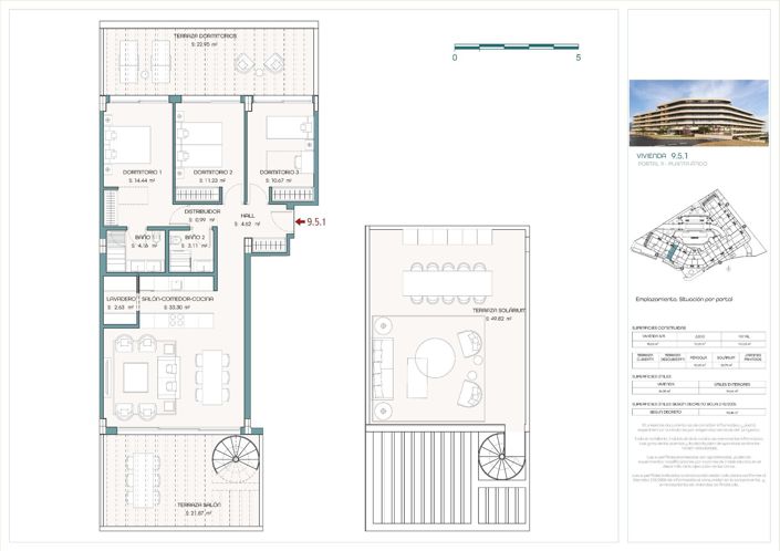 Image No.19-3 Bed Penthouse for sale