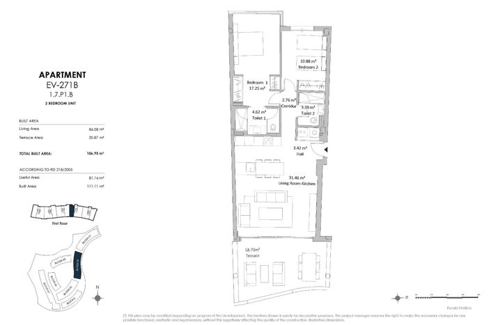 Image No.13-2 Bed Apartment for sale