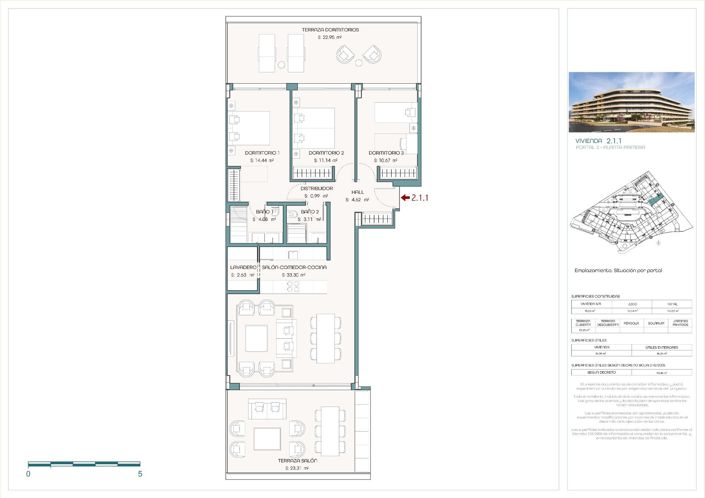 Image No.16-3 Bed Apartment for sale