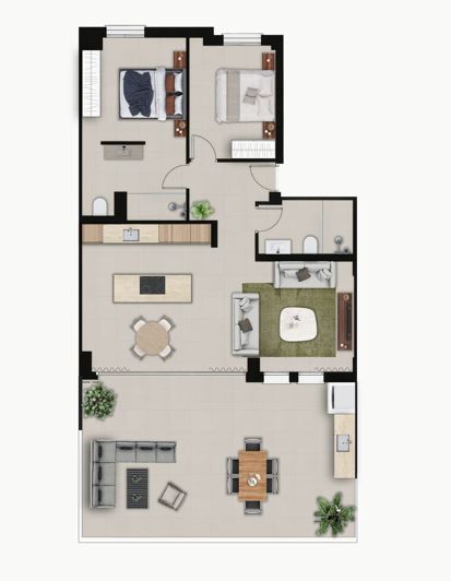 Image No.20-2 Bed Penthouse for sale