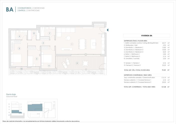 Image No.6-Appartement de 3 chambres à vendre à Benijofar