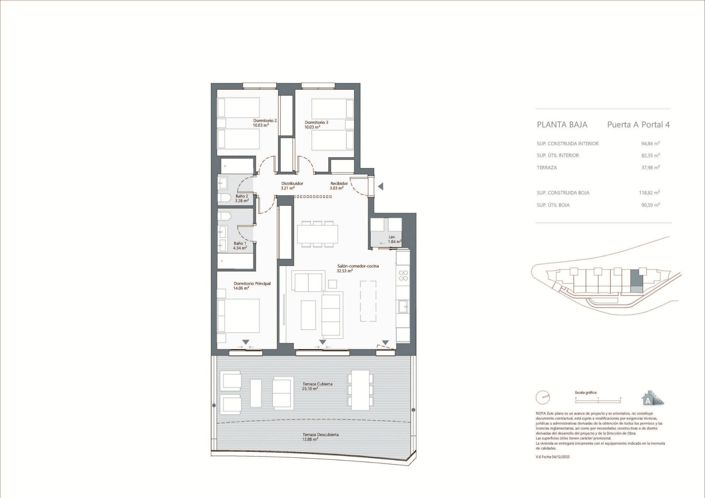 Image No.12-3 Bed Apartment for sale