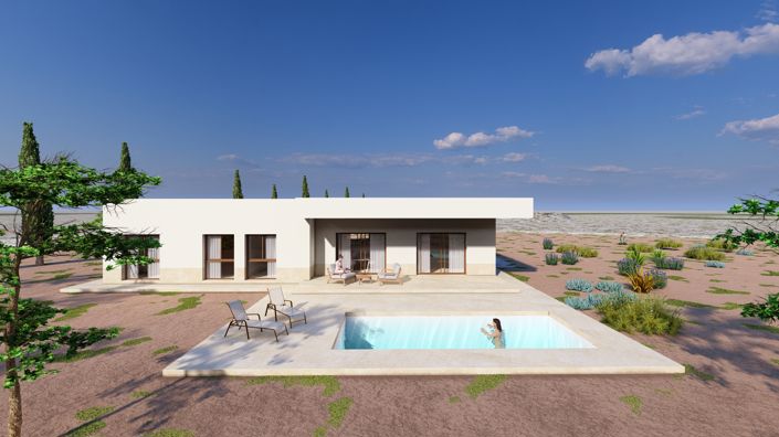 Image No.3-Villa de 3 chambres à vendre à Monóvar