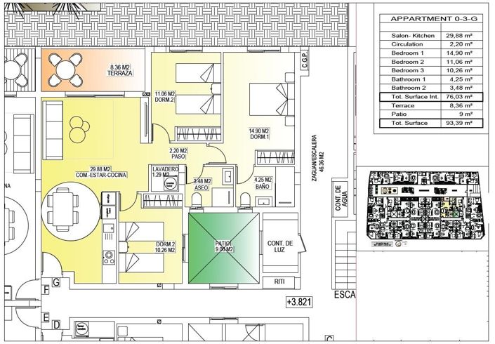 Image No.38-3 Bed Apartment for sale