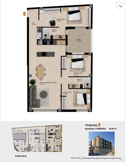 Image No.7-3 Bed Apartment for sale