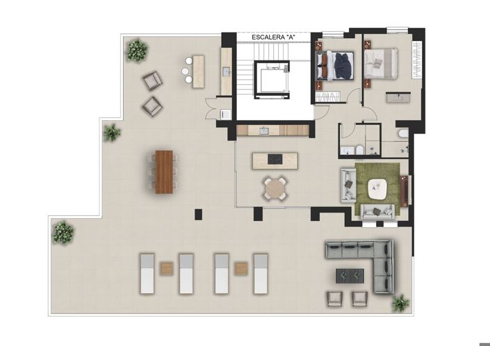 Image No.21-2 Bed Penthouse for sale