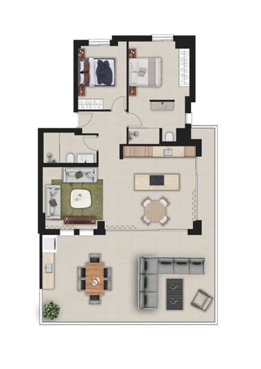 Image No.23-2 Bed Penthouse for sale