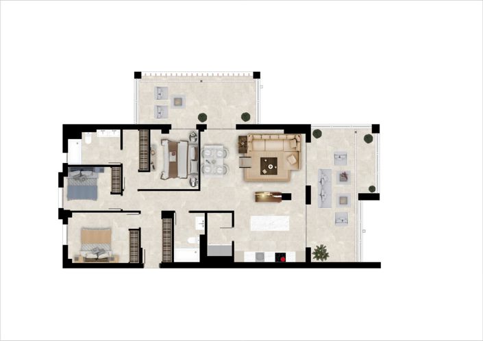 Image No.19-3 Bed Apartment for sale