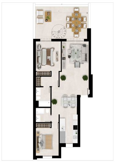 Image No.19-Penthouse de 2 chambres à vendre à Estepona