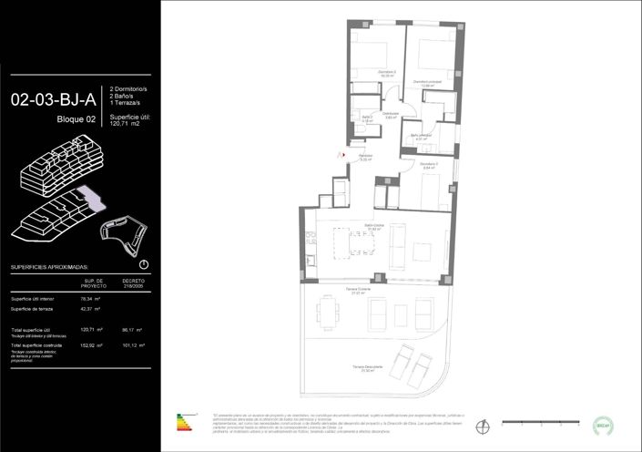 Image No.12-3 Bed Apartment for sale