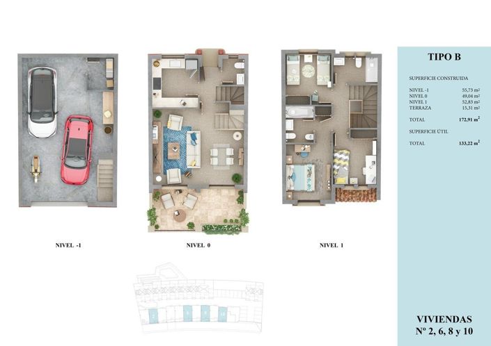 Image No.9-3 Bed Townhouse for sale