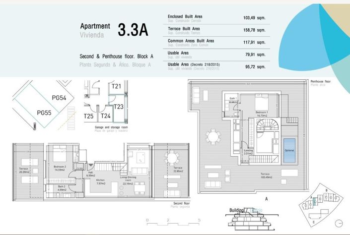 Image No.22-2 Bed Penthouse for sale