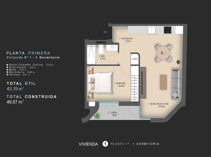 Image No.13-Appartement de 1 chambre à vendre à Torrevieja