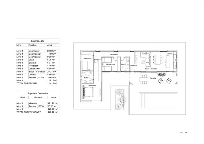 Image No.8-3 Bed Villa for sale