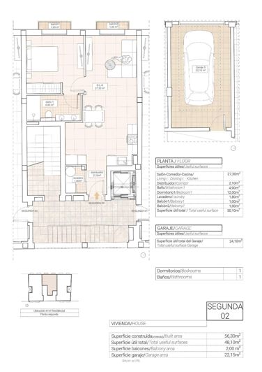 Image No.2-Appartement de 1 chambre à vendre