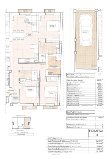 Image No.2-Apartamento con 3 dormitorios en venta