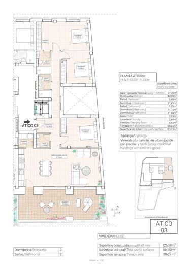 Image No.9-3 Bed Penthouse for sale