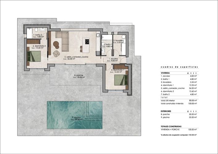 Image No.19-Propriété de 2 chambres à vendre