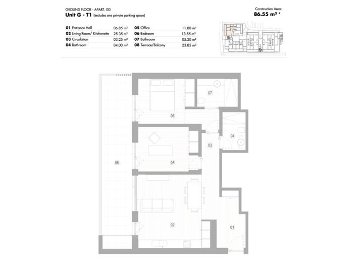 Image No.13-1 Bed Apartment for sale