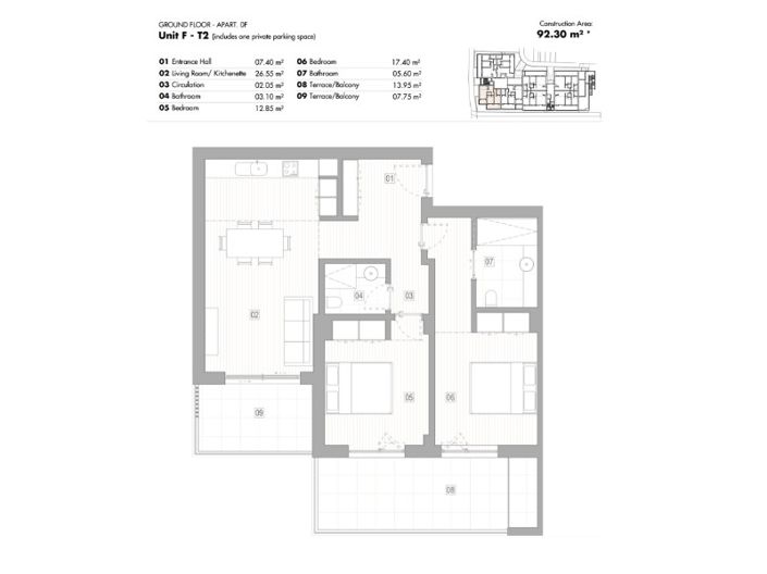 Image No.12-2 Bed Apartment for sale