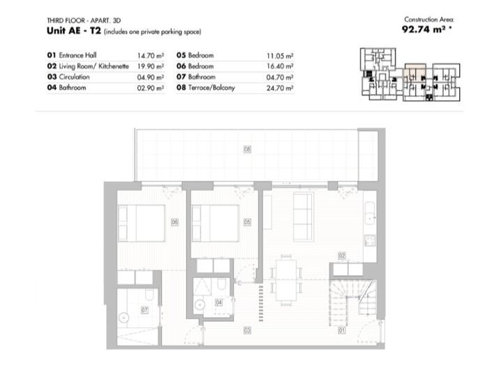 Image No.13-2 Bed Apartment for sale