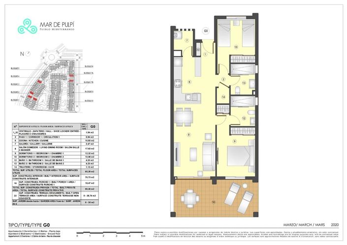 Image No.3-Appartement de 2 chambres à vendre à San Juan De Los Terreros