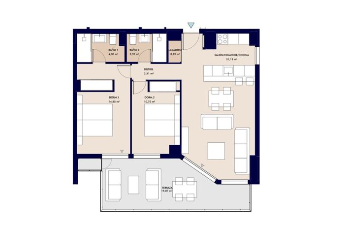 Image No.12-2 Bed Apartment for sale