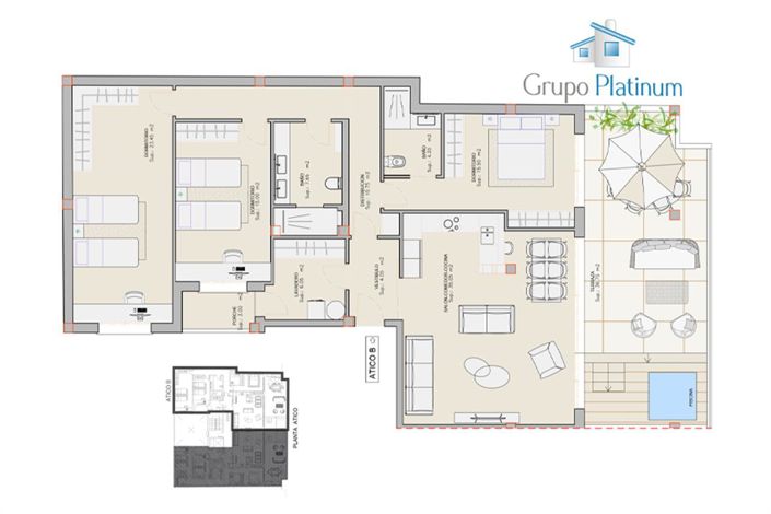 Image No.12-3 Bed Property for sale