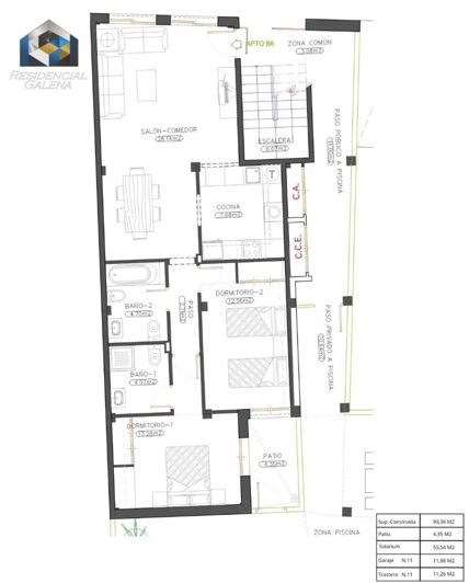 Image No.34-2 Bed Apartment for sale