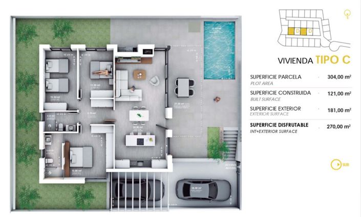 Image No.19-3 Bed Villa for sale