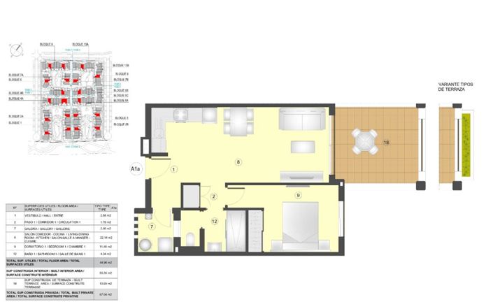 Image No.6-1 Bed Apartment for sale