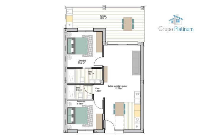 Image No.7-2 Bed Apartment for sale