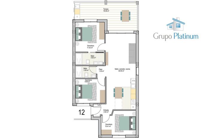 Image No.7-3 Bed Apartment for sale