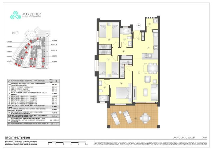 Image No.8-3 Bed Apartment for sale