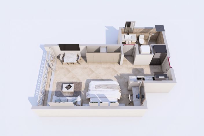 Image No.3-1 Bed Apartment for sale